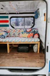 Couch and storage